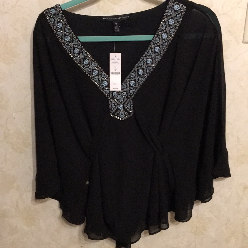 Pretty WHBM kimono sleeve blouse